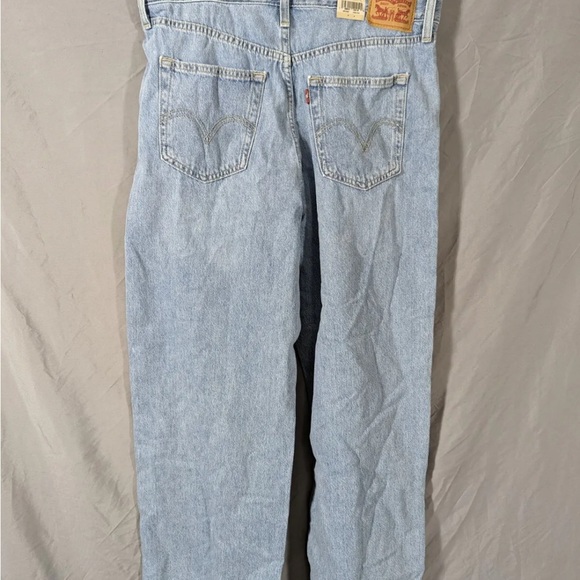 Levis Jeans Women High Waisted Straight Blue 32x29 Ladies Levi Strauss Hemp - Picture 7 of 15